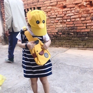 Set Balo Vịt Kèm Mũ Xinh