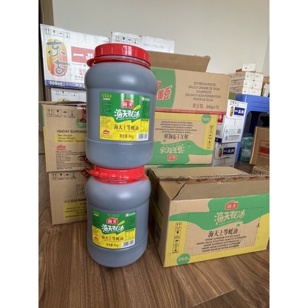 Dầu hào Hải Thiên can 6KG cực dôiii