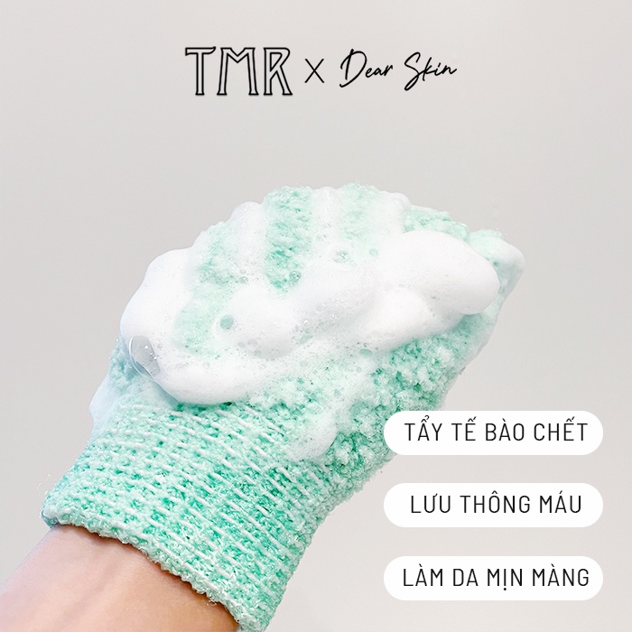 1 Bao Tay Găng tay tẩy tế bào chết TMR cao cấp 3 lớp dày dăn, tiện dụng