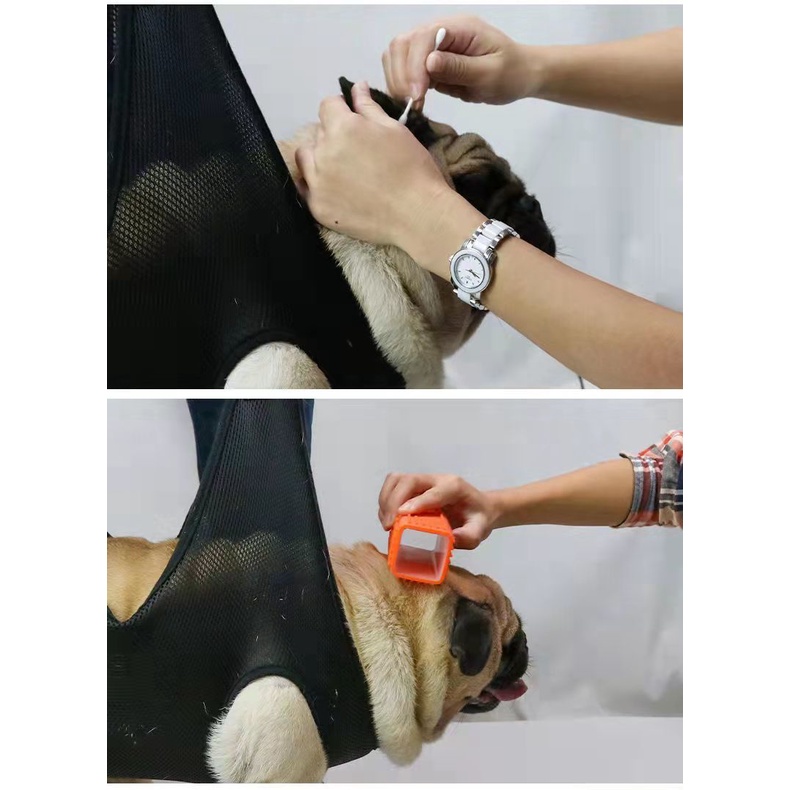 Võng Treo Tắm Rửa Tai/Tóc Móng Tai Cho Mèo Cưng Cỡ Nhỏ Trung Bình