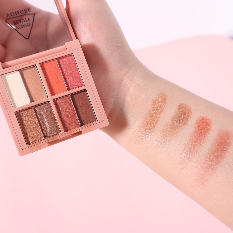 [Hàng mới về] Bảng phấn mắt 8 màu ánh nhũ lấp lánh lâu trôi chống thấm nước | BigBuy360 - bigbuy360.vn