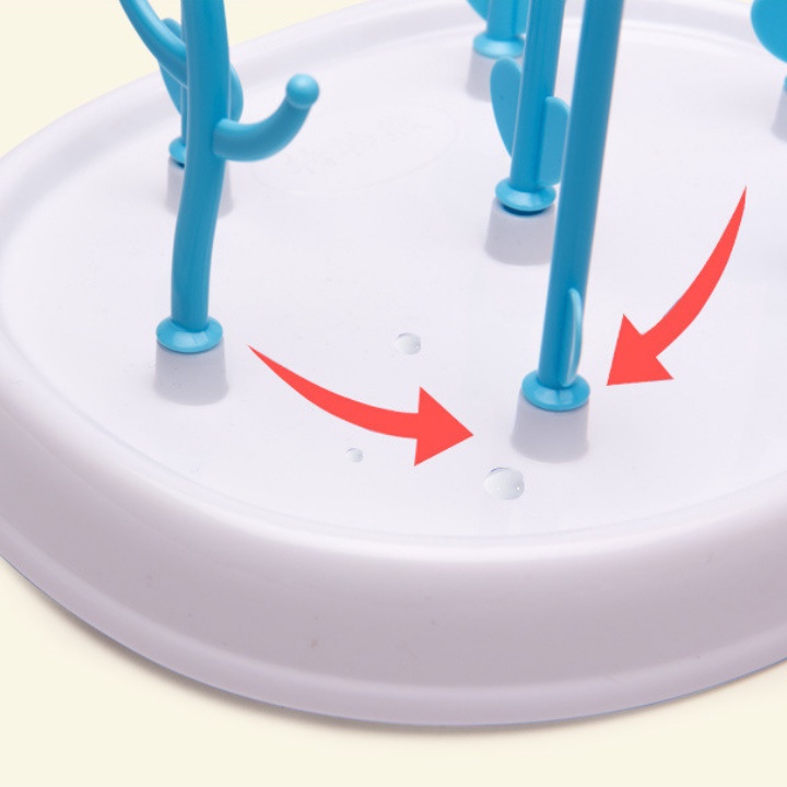 Giá úp bình sữa khay úp núm vú ly cốc hình cây cao cấp vệ sinh an toàn cho bé Homedy.kids