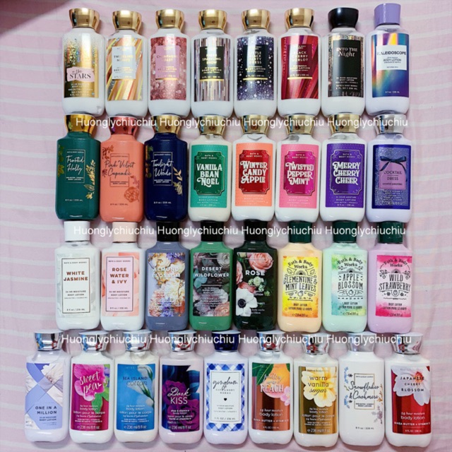 Sữa dưỡng thể lotion Bath and Body Works mẫu mới update liên tục