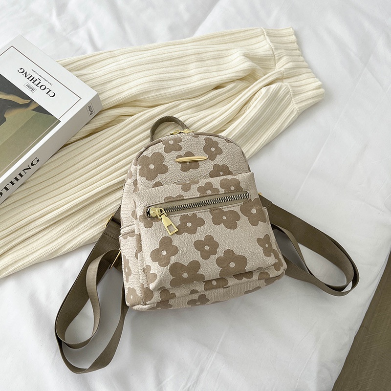 Ba Lô Da pu Mềm In Họa Tiết Thời Trang Hàn Quốc Cho Nữ 2022