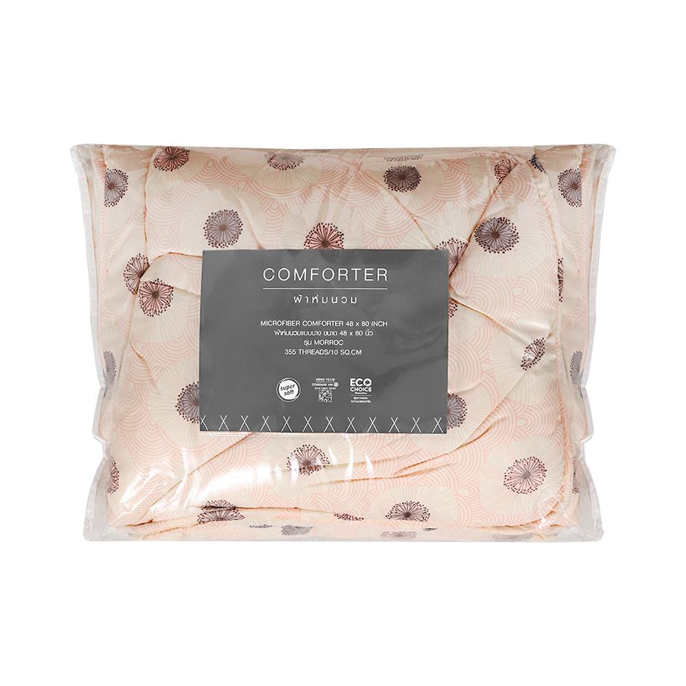 HomeBase HLS Chăn Mền bằng Microfiber ấm áp BLOSSOM W121.92xD1.5xH203.2 Cm màu kem
