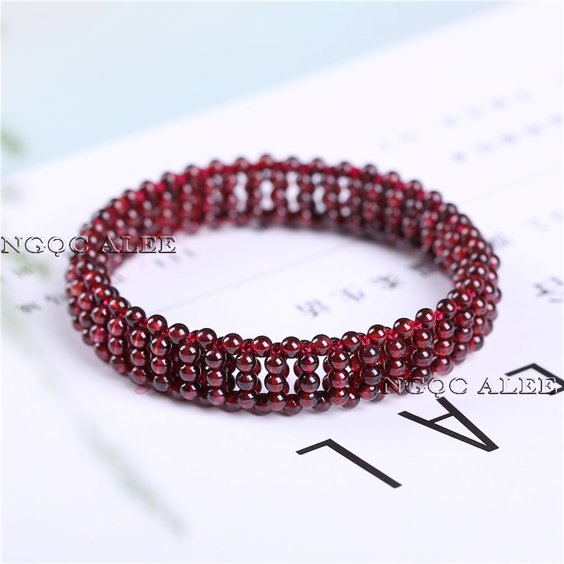 Chuỗi vòng tay ngọc hồng lựu - Garnet