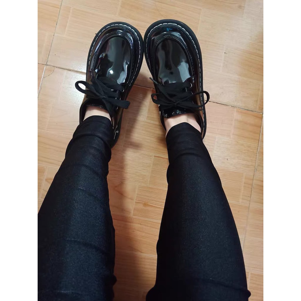 [ORDER] Giày nữ/ Oxford nữ mũi tròn da bóng vintage | BigBuy360 - bigbuy360.vn
