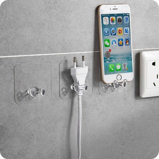 2 Móc Treo Phích Cắm Điện Dán Tường