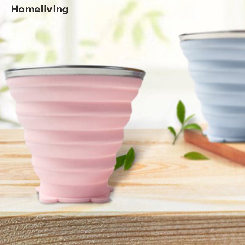 Cốc Uống Nước Bằng Silicone Có Thể Gấp Gọn Tiện Lợi