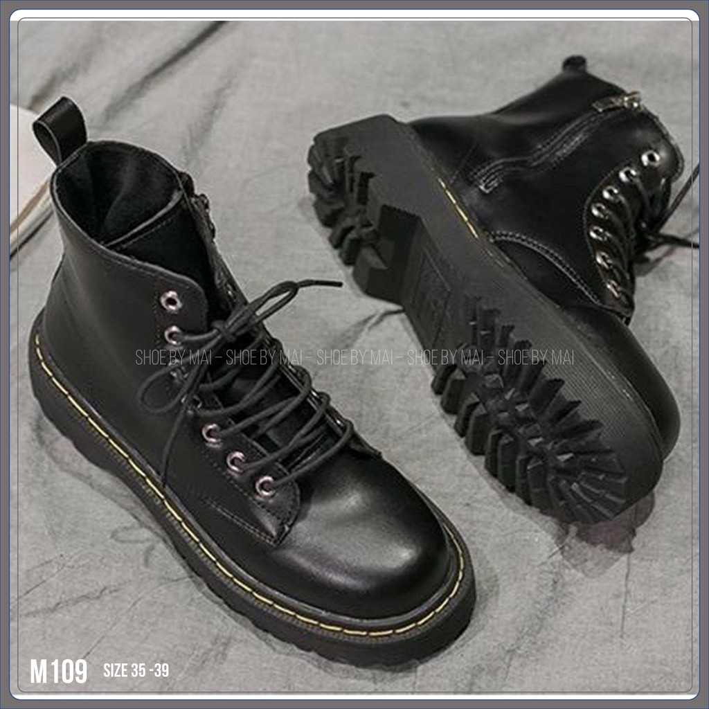 Giày boot nữ buộc dây M109 SHOEBYMAI