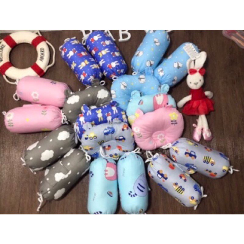 Chặn bông, chẹn bông cho bé có gối nằm như hình loại đẹp