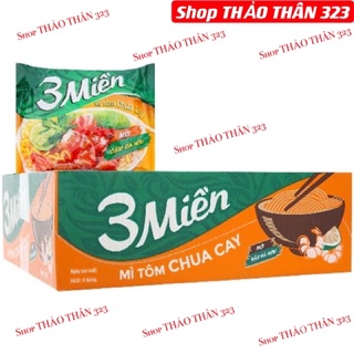 Mì Ăn Liền 3 Miền Tôm Chua Cay 65g