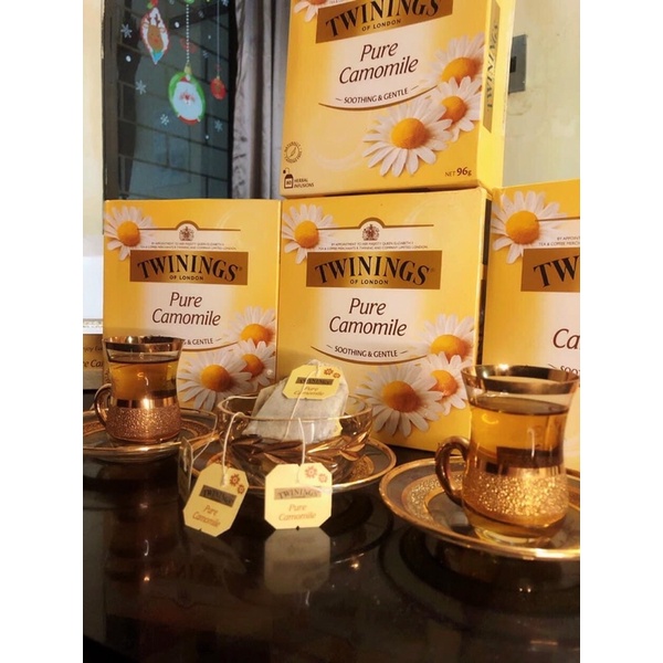 Trà hoa cúc Twinings Pure Camomile hộp 80 túi lọc