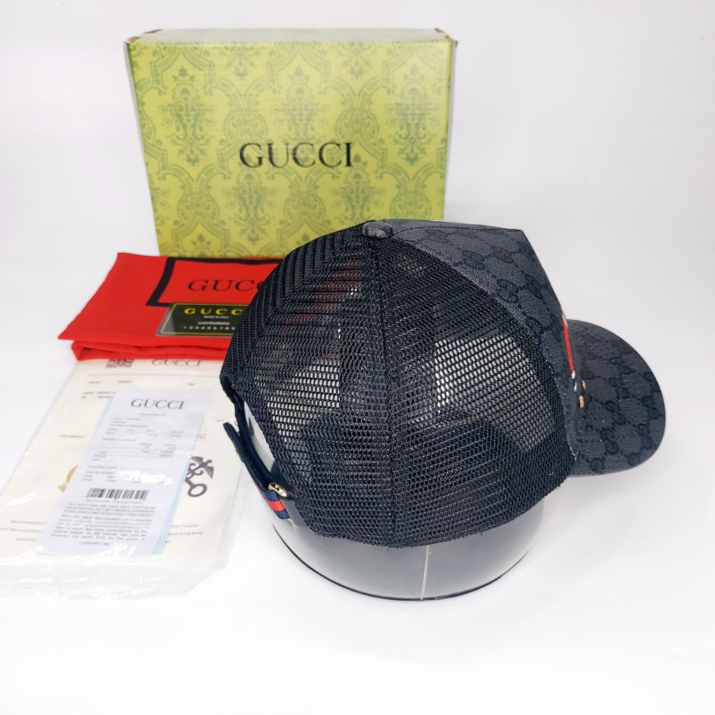 Nón kết gc Mũ lưỡi trai Gc thời trang cao cấp rắn mỏ ngắn supper like âu 1.1 màu đen full box hộp cực đẹp(Nón thiết kế)