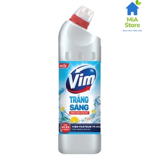 Gel tẩy rửa bồn cầu và nhà tắm VIM hương chanh sả dịu mát 870ml