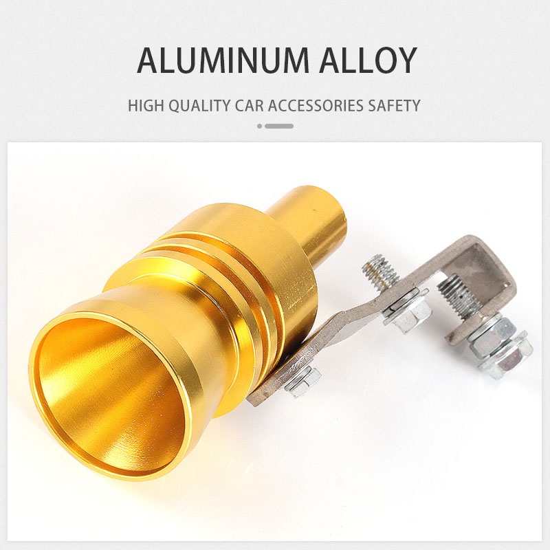 âm thanh turbo Còi gắn ống pô Xả Xe Hơi / Mô Tô âm thanh turbo Bằng Nhôm Thông Dụng van xả hơi 1chiếc JDM phong cách đuôi họng giảm thanh trang trí phụ kiện ngoại thất ô tô