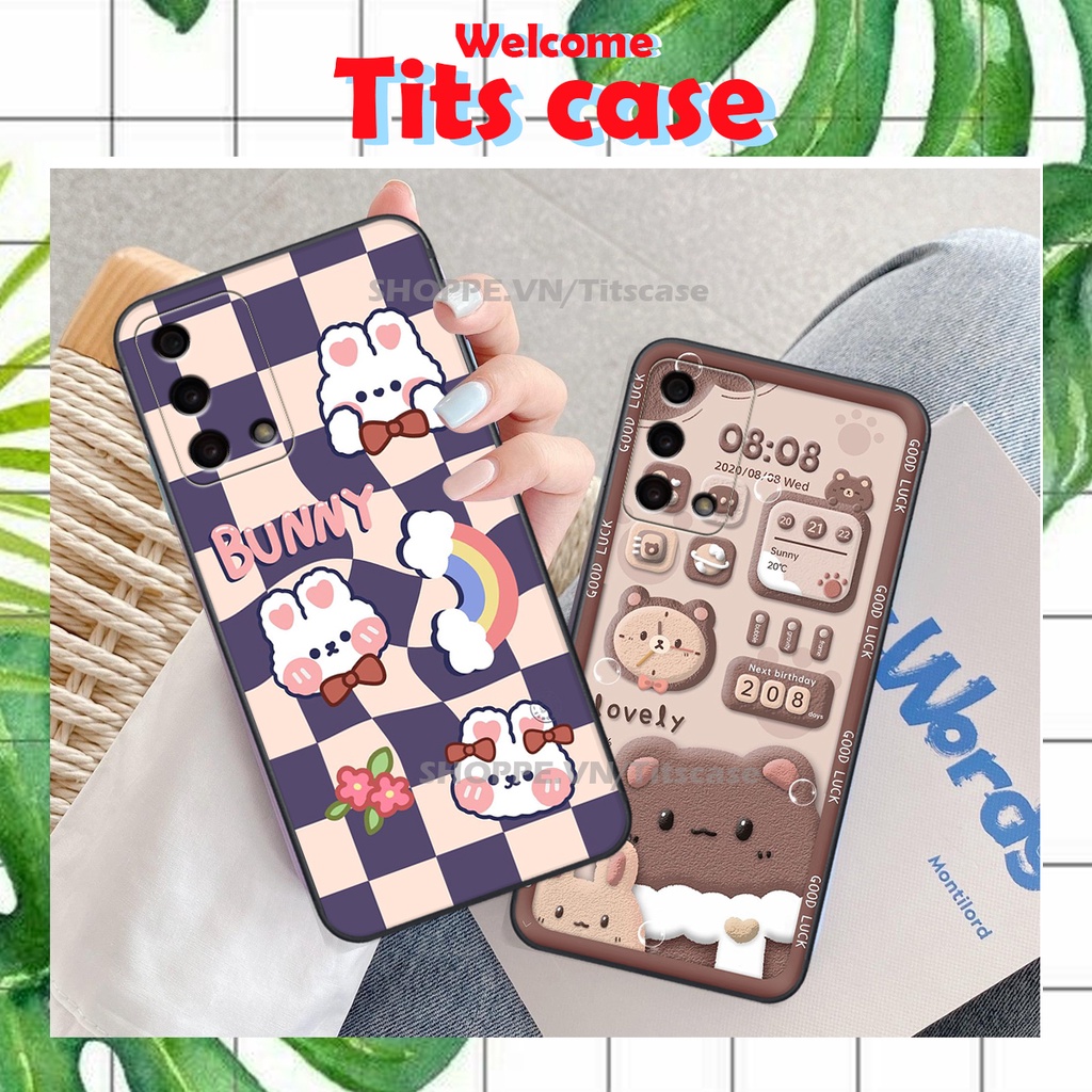 Ốp lưng Oppo A74 / A95 in hình GẤU K@WS- BE@R COOL-CỰC XINH-RẺ-BỂN -ĐẸP
