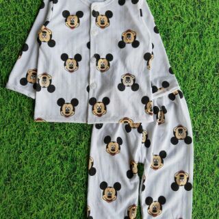 Bộ cotton giấy dài tay cho bé