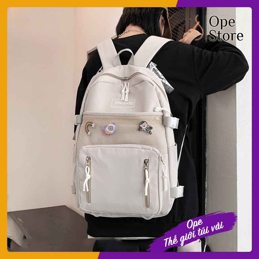 Balo Đi Học Nam, Nữ Nhiều Ngăn Chất Đẹp, Đựng Laptop