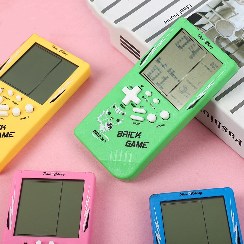 Máy chơi game cầm tay xếp hình Brick Game giúp bé rời xa điện thoại (Loại màn hình to đỡ hại mắt cho trẻ)