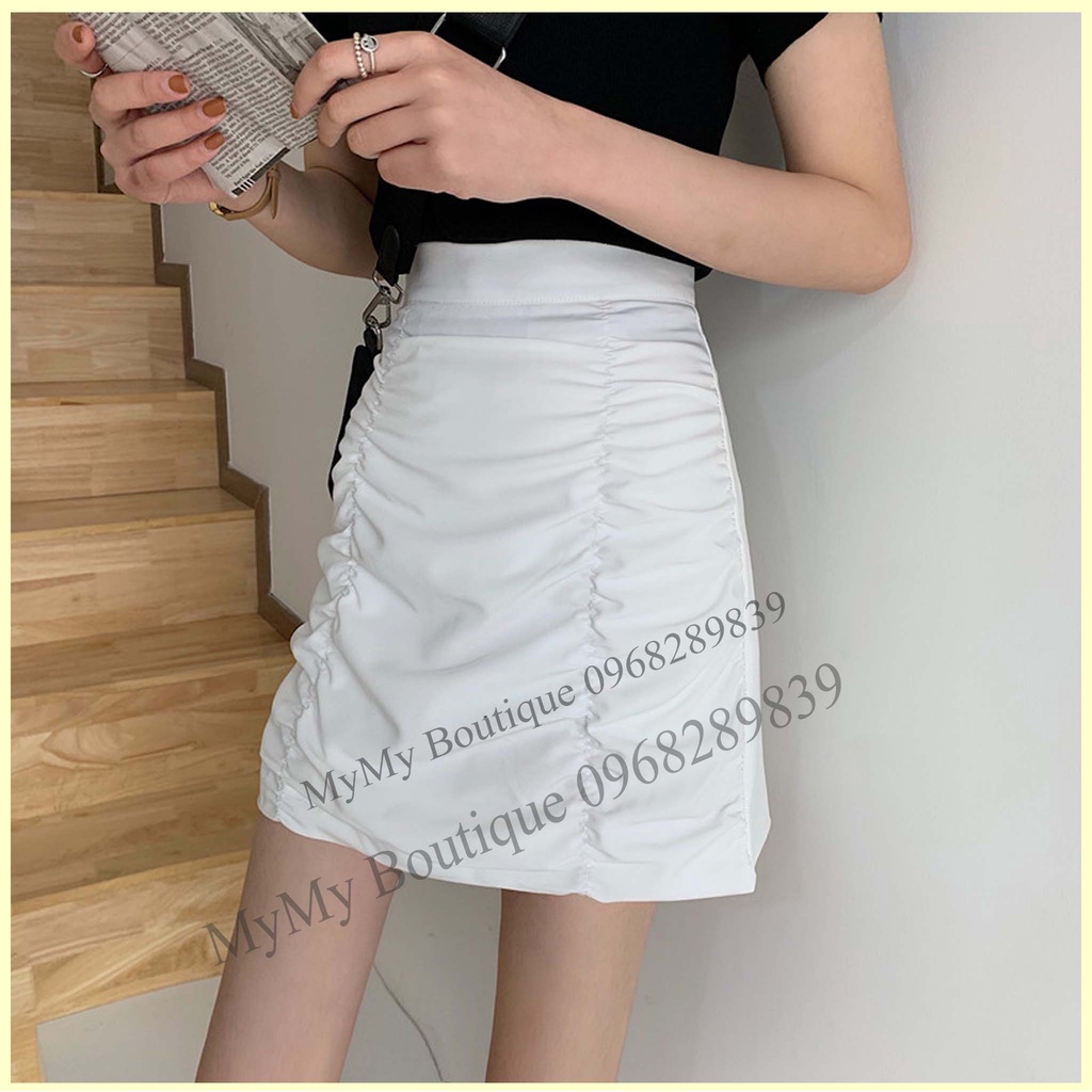 Chân Váy Xếp Ly Công Sở, Váy Xếp Li Chân Váy Xếp Ly màu Trắng + Đen | BigBuy360 - bigbuy360.vn