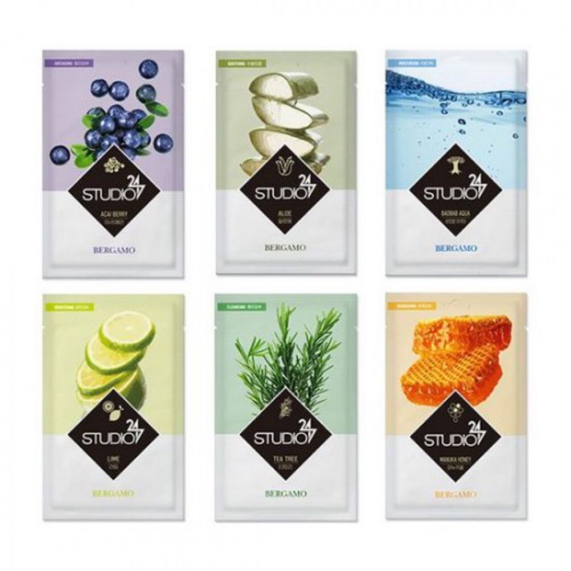 Mặt Nạ Dưỡng Da Bergamo Studio 247 Mask Pack