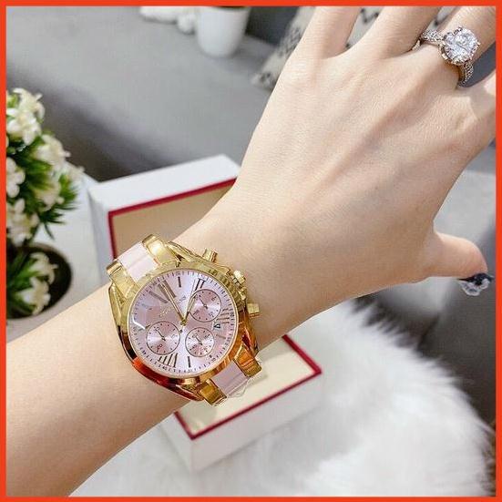 Đồng hồ Michael Kors nữ dây Pha sang trọng quý phái mã MK3344