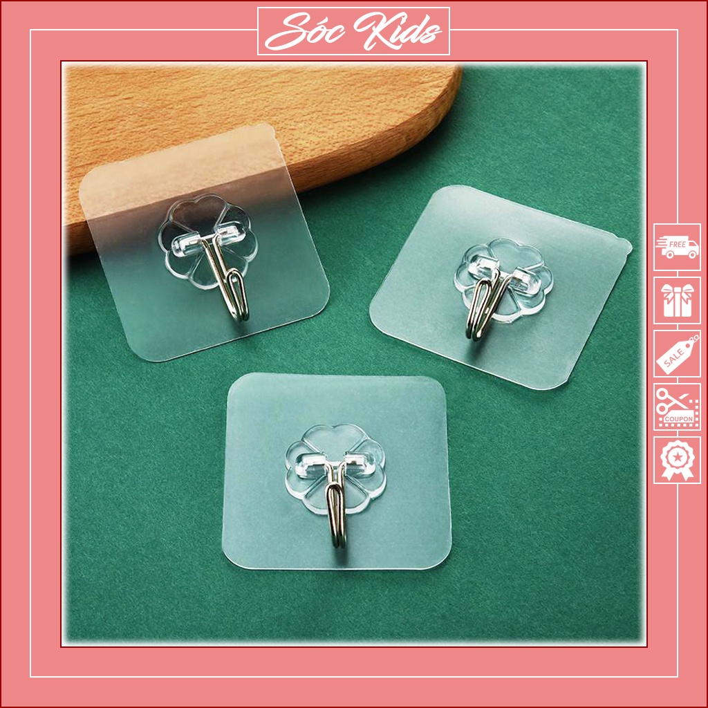Móc Dán Tường Chịu Lực Siêu Bền Siêu Chắc - HÀNG CHUẨN | BÁN LẺ | SÓC KIDS