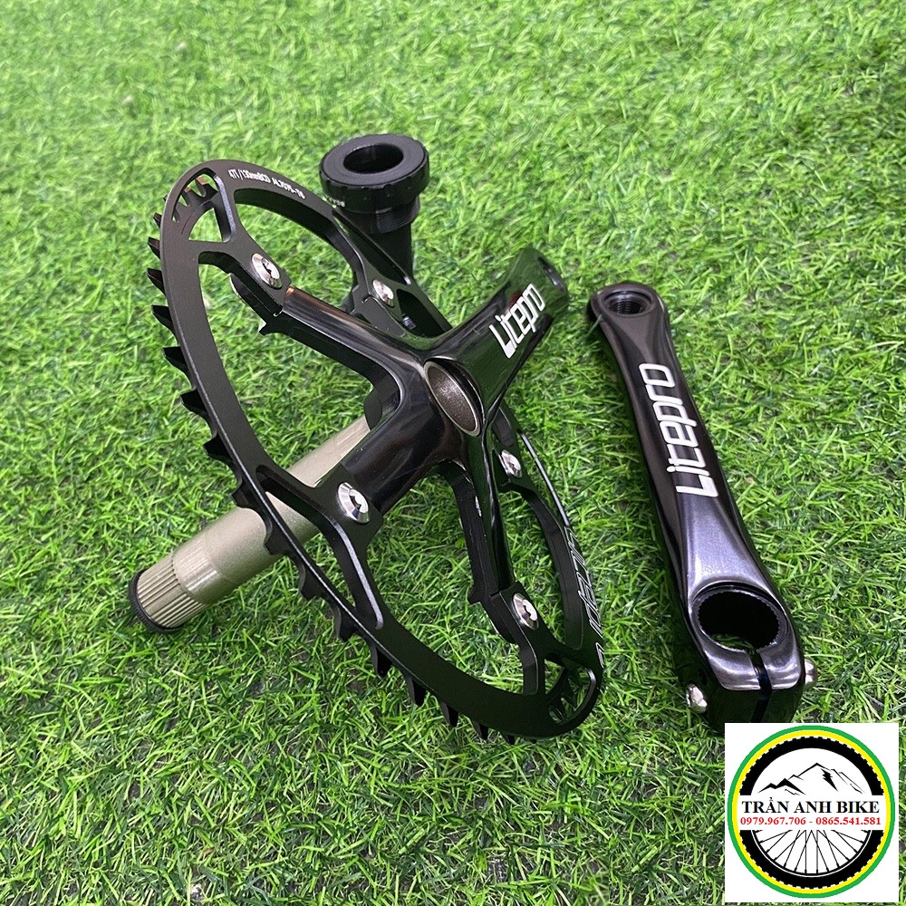 Đùi đĩa  rỗng xe đạp LITEPRO 47T / 53T / 56T