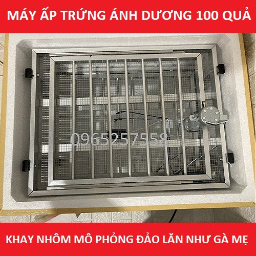 Thùng máy ấp trứng tự động Ánh Dương X108 - 108 trứng