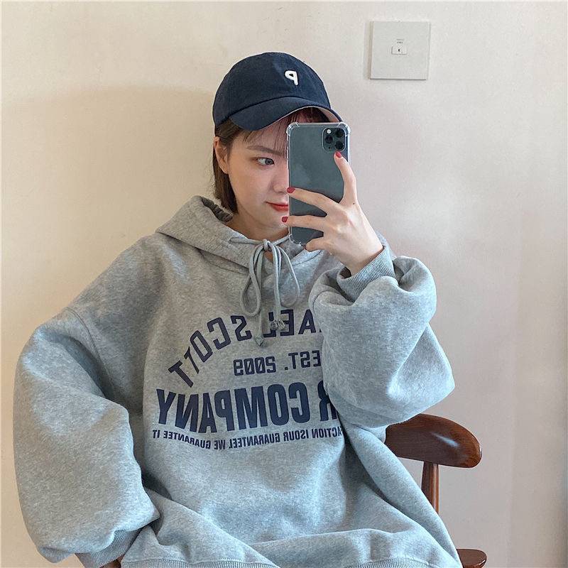 Áo Nỉ Nữ Dài Tay Có Mũ Thời Trang Hàn | BigBuy360 - bigbuy360.vn