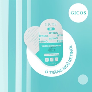 Màng Ủ Trắng Retinol 0.5%, GICOS Ủ trắng da body ban đêm