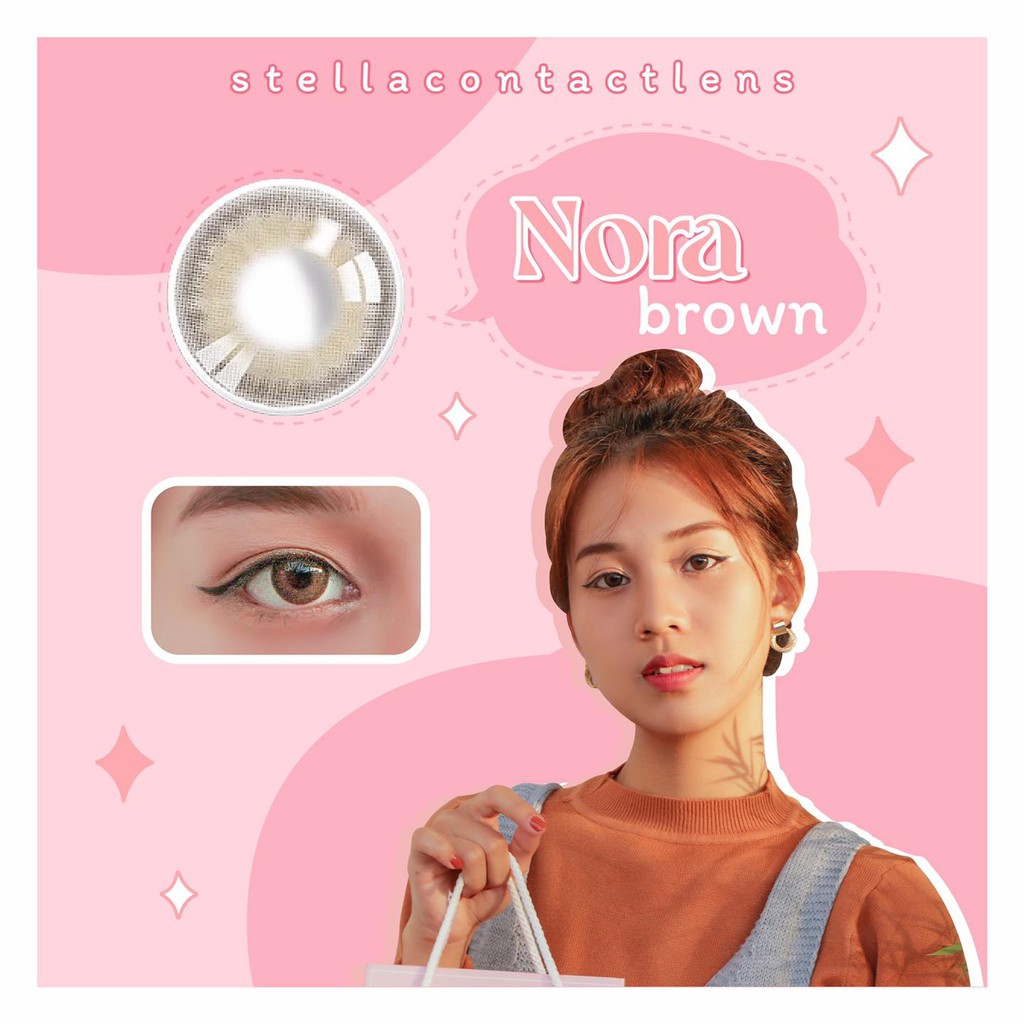 Kính áp tròng - Nora Brown - Gray