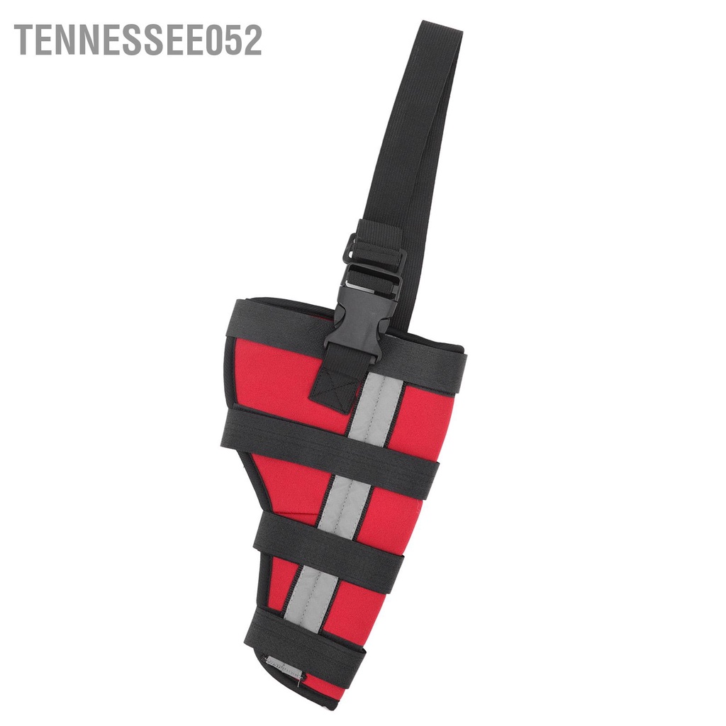 Tennessee052 Cho chó Nẹp chân sau Thoải mái cho Tấm đệm đầu gối để chữa lành cơn đau do phẫu thuật gây ra với dải phản quang