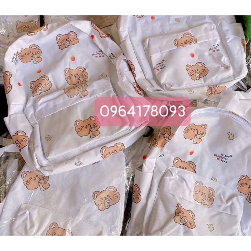 Balo mèo nhỏ vải bố