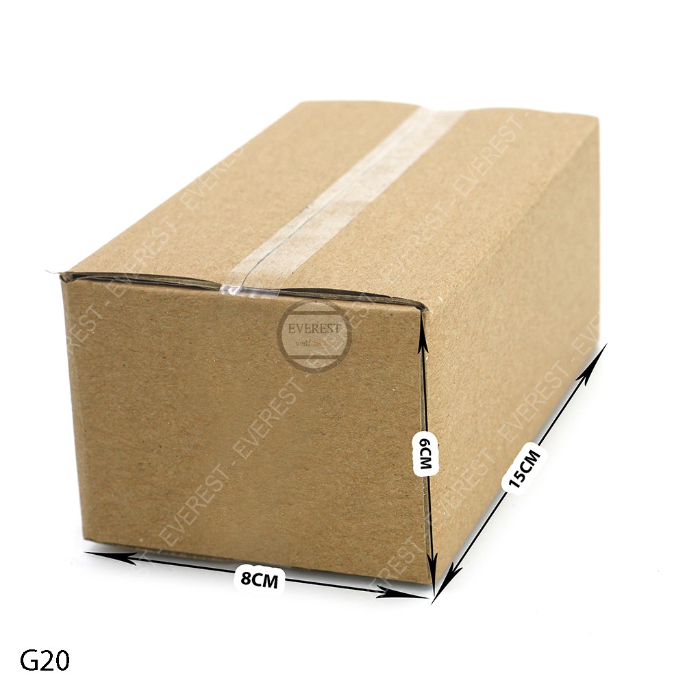 Combo 20 thùng G20 15x8x6 giấy carton gói hàng Everest