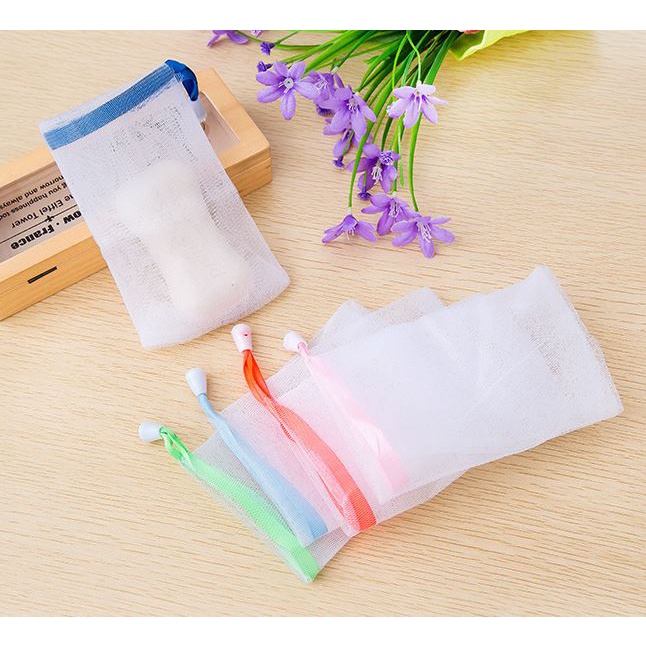Túi lưới tạo bọt xà phòng, xà bông