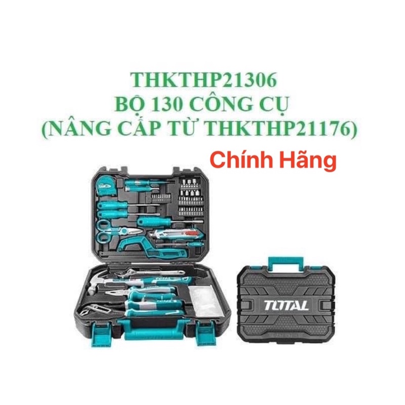 ĐỒ NGHỀ TOTAL Bộ 130 cái công cụ THKTHP21306 &lt; HÀNG CHÍNH HÃNG &gt;