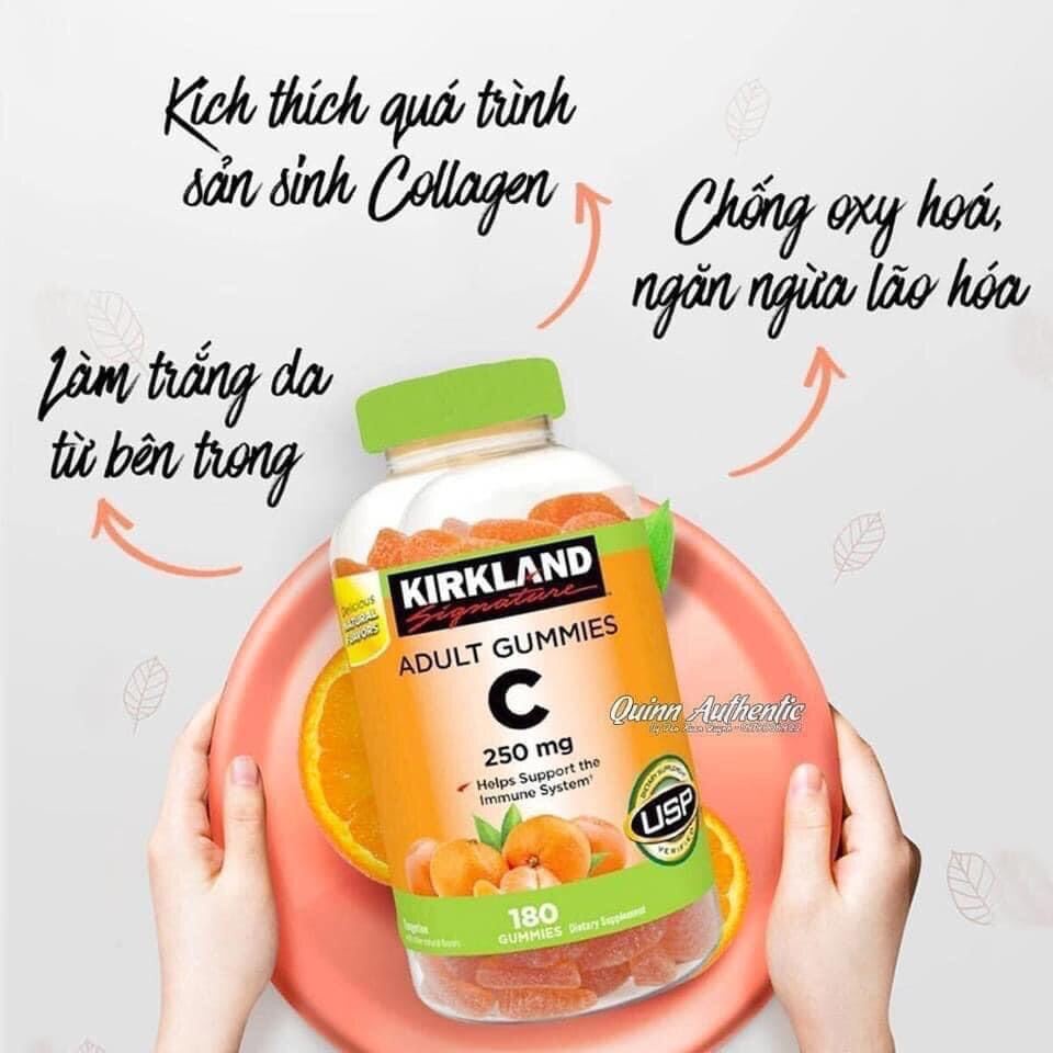 Vitamin C Kirkland 250 mg Hàng Mỹ 180 viên SeeMe beauty VA-002