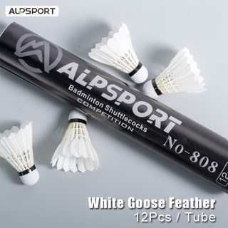 Bộ 12 Quả Cầu Lông ALPSPORT 808 76~77 Chuyên Dụng Chất Lượng