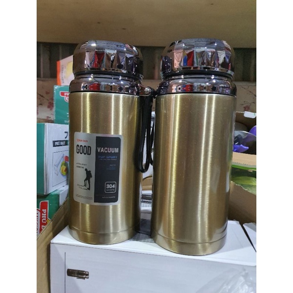 BÌNH GIỮ NHIỆT GIỮ NÓNG GIỮ LẠNH, NẮP KIM CƯƠNG CAO CẤP 1500ml INOX CAO CẤP_Hàng loại 1
