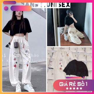 Set áo croptop mix quần bom . Áo crotop đen cá tính mix quần bom thụng cực xinh AD41