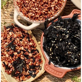 GẠO LỨT SẤY GIÒN MIX RONG BIỂN ĂN LIỀN LON 300GR