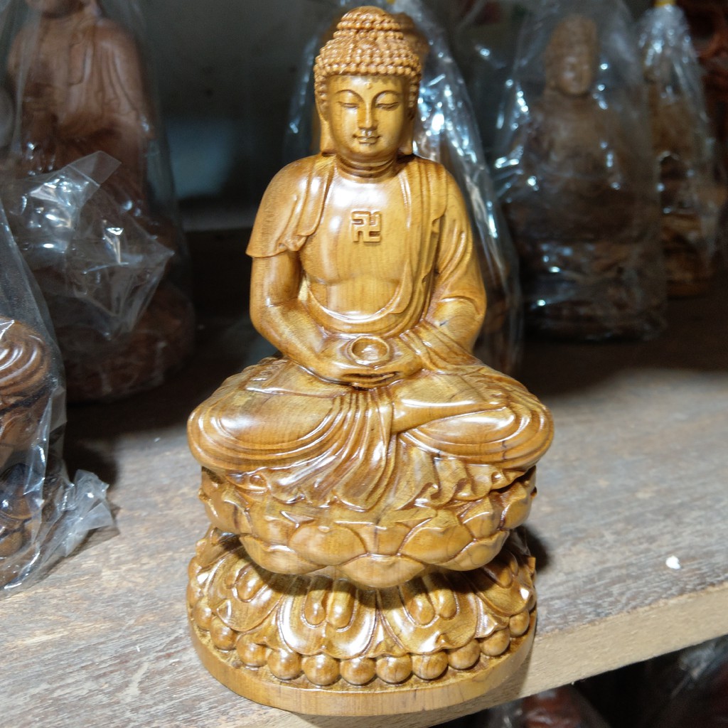 Phật Đại Nhật Như Lai - Tượng Ô Tô - Cao 15cm