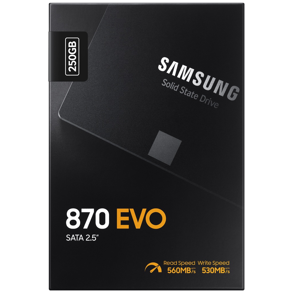 Ổ cứng SSD Samsung 870 EVO 250 GB 2.5 inch SATA III (MZ-77E250BW) - Hàng Chính Hãng