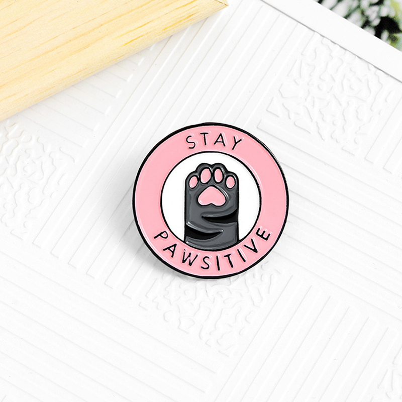 Ghim Cài Áo Hình Chân Mèo Dễ Thương