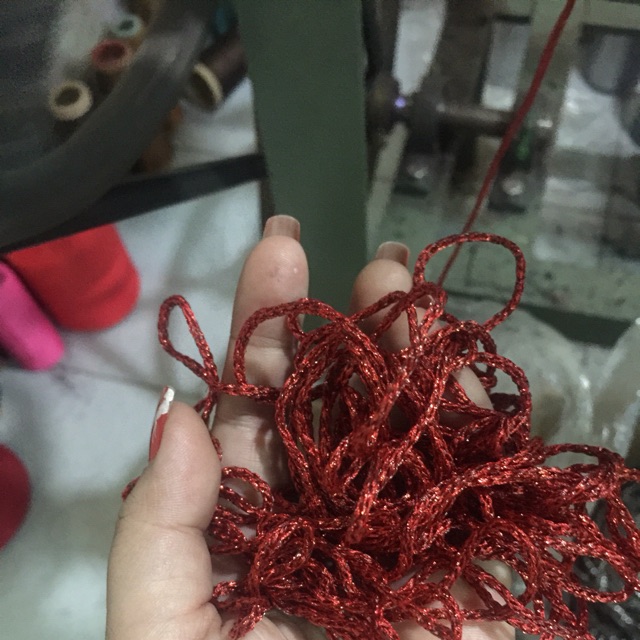Sợi dệt kim tuyến (Ngọc mai)