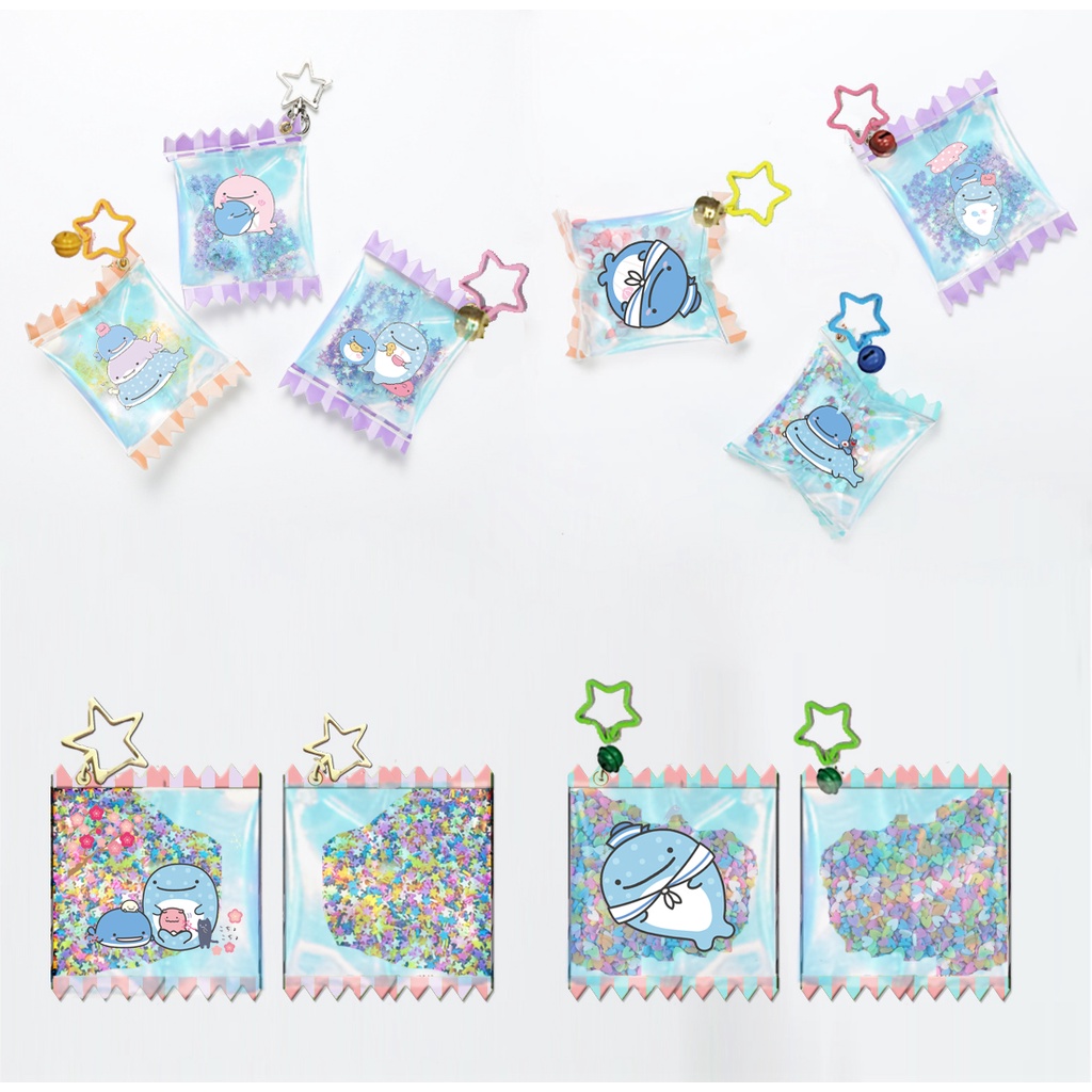 móc khoá kẹo shin MKCS1 charm shaker cậu bé bút chì doraemon totoro vô diện chuột vàng one piece sumikko jinbeisan kero