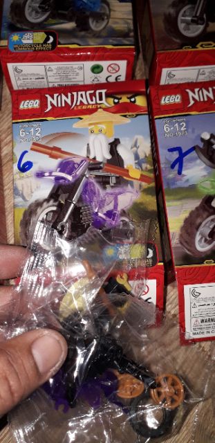 Lắp ráp LegoNinjago xe mô tô 1973 rất đẹp