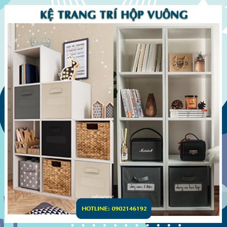 KỆ SÁCH TỔ ONG ĐA TẦNG DỄ THƯƠNG ĐA CÔNG DỤNG - KỆ TRANG TRÍ HỘP VUÔNG TC007=&gt;TC011